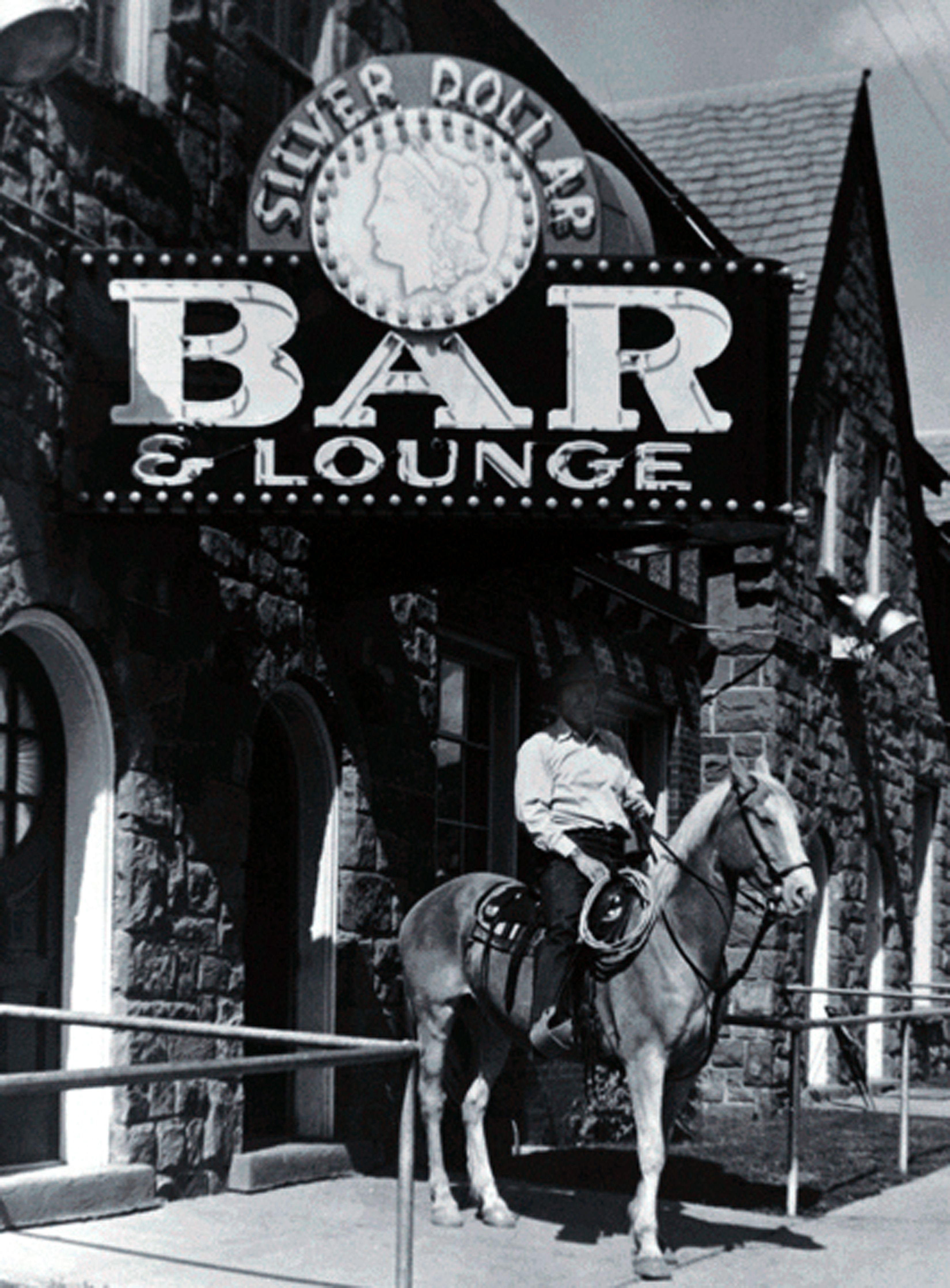 Historical Image of John Wort and The Silver Dollar Bar at The Wort Hotel, a member of Historic Hotels of America since 2002, located in Jackson Hole, Wyoming